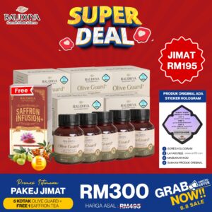 PROMO 8.8 MERDEKA 5 KOTAK + FREE 1 SAFFRON