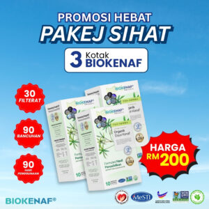 PAKEJ SIHAT (3 KOTAK BIOKENAF )