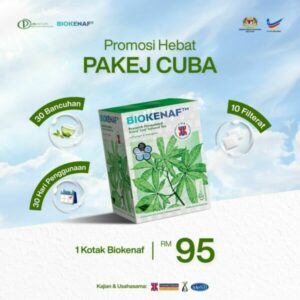 PAKEJ CUBA ( 1 KOTAK BIOKENAF )