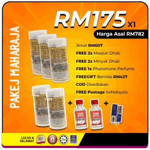 PAKEJ MAHARAJA ( 5 BOTOL + 2 MINYAK + 1 PERFUME)