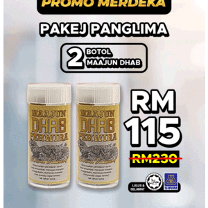 PROMO MERDEKA PAKEJ PANGLIMA ( 2 BOTOL )