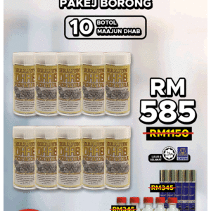 PROMO MERDEKA PAKEJ BORONG (10 BOTOL PERCUMA 5 MINYAK DHAB + 5 PERFUME)